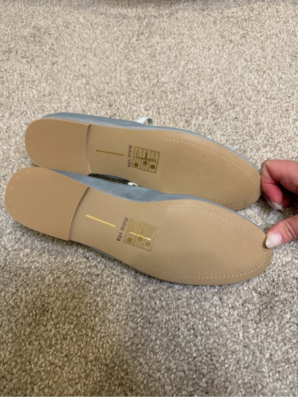 NWT Dolce Vita Cadel Blue Flats - Picture 4 of 5